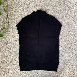 Vince Mockneck Sweater in Black